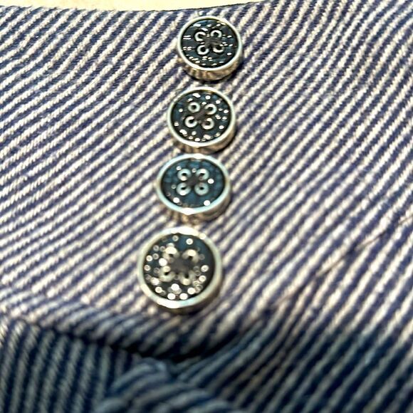 COPY - Eva Franca French Designer Wool Pinstripe Skirt - Picture 11 of 11